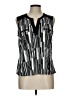 Robert Louis Black Sleeveless Blouse Size L - photo 1