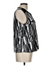 Robert Louis Black Sleeveless Blouse Size L - photo 4