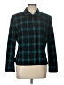 Kasper A.S.L. Plaid Teal Blazer Size 12 - photo 1
