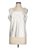 Escapades 100% Polyester Silver Sleeveless Blouse Size L - photo 1