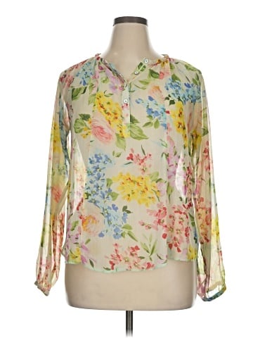 Red Camel Long Sleeve Blouse (view 1)