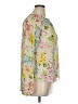 Red Camel 100% Polyester Floral Yellow Long Sleeve Blouse Size XL (estimated) - photo 4