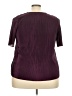 Assorted Brands 100% Polyester Burgundy Short Sleeve Top Size 3X - photo 2