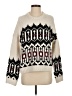 Lou & Grey Print Ivory Pullover Sweater Size S - photo 1