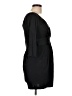 Catherine Malandrino Solid Black Cocktail Dress Size L - photo 4