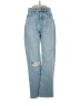 H&M 100% Cotton Hearts Blue Jeans Size 2 - photo 1