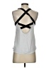 Nike 100% Polyester Silver Active Tank Size S - photo 2