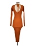 NBD Orange Casual Dress Size S - photo 2