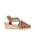 Unbranded Stripes Tan Wedges Size EU 42 - photo 1