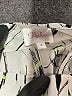 Parker 100% Silk Print White Silk Pants Size 4 - photo 7