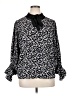 CeCe Black Long Sleeve Blouse Size 1X - photo 1