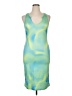 Unbranded 100% Polyester Tie-dye Green Cocktail Dress Size XL - photo 1