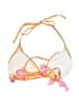 Unbranded Floral Yellow Swimsuit Top Size M - photo 2