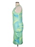 Unbranded 100% Polyester Tie-dye Green Cocktail Dress Size XL - photo 5