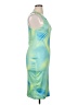 Unbranded 100% Polyester Tie-dye Green Cocktail Dress Size XL - photo 4