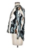 Droimp Print Silver 3/4 Sleeve Blouse Size 6 - photo 5