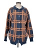 Unbranded Plaid Blue Cardigan Size S - photo 1