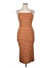 Say What? Stripes Brown Casual Dress Size XL - photo 1