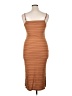 Say What? Stripes Brown Casual Dress Size XL - photo 2