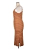Say What? Stripes Brown Casual Dress Size XL - photo 5