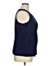 JCPenney 100% Polyester Blue Sleeveless Blouse Size XL (estimated) - photo 4