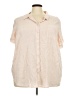 Torrid Pink Short Sleeve Blouse Size 4X Plus (4) - photo 1