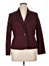 Le Suit 100% Polyester Burgundy Blazer Size 14 (petite) - photo 1