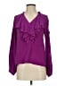Nanette Lepore Purple Long Sleeve Blouse Size 0 - photo 1