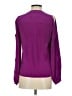 Nanette Lepore Purple Long Sleeve Blouse Size 0 - photo 2