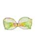 Shade & Shore Floral Yellow Swimsuit Top Size L - photo 2