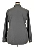Unbranded Solid Gray Long Sleeve Blouse Size XXL - photo 2