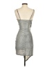 Assorted Brands 100% Polyester Metallic Silver Cocktail Dress Size S - photo 2
