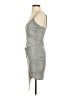Assorted Brands 100% Polyester Metallic Silver Cocktail Dress Size S - photo 5