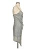 Assorted Brands 100% Polyester Metallic Silver Cocktail Dress Size S - photo 4