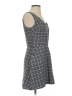 Gap Houndstooth Gray Casual Dress Size 2 - photo 4