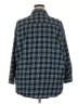 Old Navy 100% Cotton Plaid Blue 3/4 Sleeve Button-Down Shirt Size 2X - photo 2