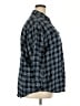 Old Navy 100% Cotton Plaid Blue 3/4 Sleeve Button-Down Shirt Size 2X - photo 4