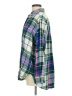 Gap 100% Cotton Plaid Blue Long Sleeve Button-Down Shirt Size M - photo 5