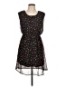 One Clothing 100% Polyester Floral Black Casual Dress Size L - photo 1