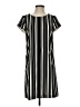 Sara Campbell 100% Polyester Stripes Black Casual Dress Size 4 - photo 1