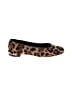 Stuart Weitzman 100% Leather Animal Print Brown Flats Size 8 1/2 - photo 1