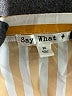 Say What? 100% Polyester Yellow 3/4 Sleeve Blouse Size 2X - photo 7