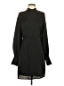 Express 100% Polyester Solid Black Casual Dress Size S - photo 1