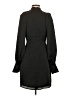 Express 100% Polyester Solid Black Casual Dress Size S - photo 2