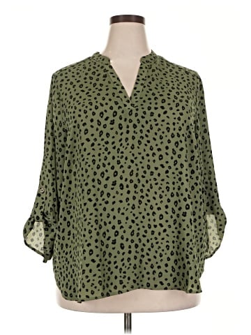 Lush 3/4 Sleeve Blouse (view 1)