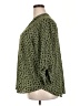 Lush 100% Polyester Animal Print Green 3/4 Sleeve Blouse Size 2X - photo 5