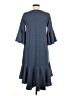 Lularoe Stripes Blue Casual Dress Size M - photo 2