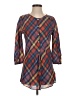 L.L.Bean Plaid Brown Casual Dress Size 4 - photo 1
