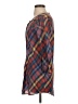 L.L.Bean Plaid Brown Casual Dress Size 4 - photo 5