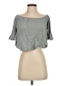 TOBI 100% Rayon Gray Short Sleeve Top Size S - photo 1
